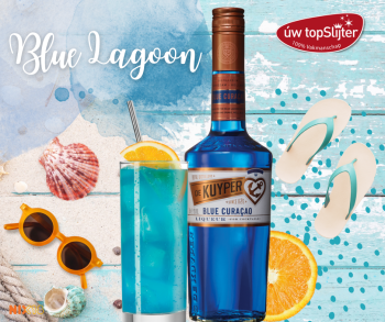 Blue Lagoon cocktail - De Kuyper Blue Curaqao - uw topSlijter